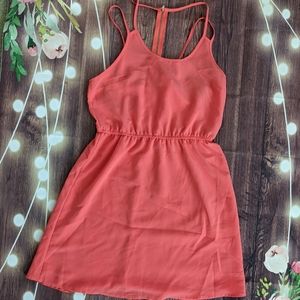NWOT Forever 21 Salmon Coral mini dress Size Small